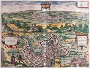 Verona, Italia - en "Civitates Orbis Terrarum" de6 Georg Braun, Colonia 1617 de Georg Braun