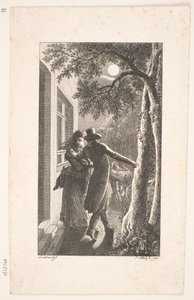 Ilustración con secuestro nocturno de Georg Christian Schule
