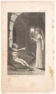 Ilustración con escena de prisión
