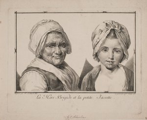 La madre Brigide y la pequeña Javotte de Georg Christian Schule