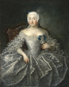 Retrato de la condesa Varvara Alexeyevna Sheremetyeva 1711-1767, 1746 de Georg Christoph Grooth