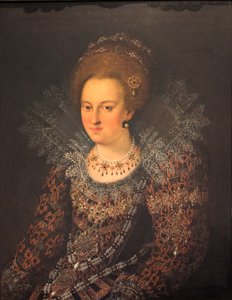 Alemán: Retrato Barbara Sophia von Brandenburg Retrato Barbara Sophie of Brandenburg de Georg Donauer