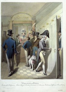La Oficina del Teatro Francés, de Tableau de Paris, 1815-30