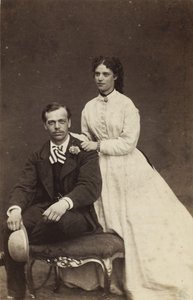 Gran Duque Alejandro Alexandrovich de Rusia y Princesa Dagmar de Dinamarca, 1866 de Georg Emil Hansen