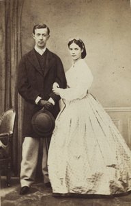 Retrato del Gran Duque Nicolás Aleksándrovich de Rusia y la Princesa Dagmark de Georg Emil Hansen