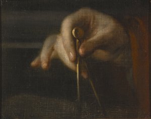 El compás en la mano de un arquitecto de Georg Engelhardt Schröder