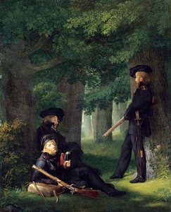 Deber de avanzada (Les avant-poste) 1815 de Georg Friedrich Kersting