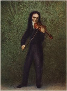 Retrato de Niccolo Paganini de Georg Friedrich Kersting