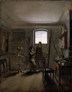 El pintor Gerhard von Kügelgen en su estudio