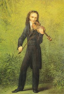 El violinista Niccolò Paganini