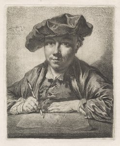 Autorretrato de Georg Friedrich Schmidt