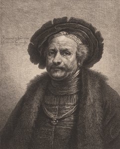 Autorretrato de Rembrandt, 1771 de Georg Friedrich Schmidt
