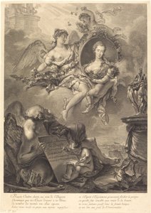 Louise Albertine de Brandt, Baronesa von Grapendorf de Georg Friedrich Schmidt, after Pierre Le Sueur
