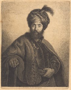 El persa de Georg Friedrich Schmidt after Rembrandt van Rijn