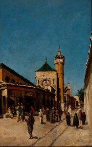 Calle en Túnez de Georg Grimm