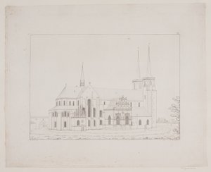 Danés: Catedral de Roskilde vista desde el norte