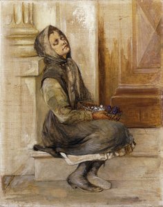 La vendedora de flores de Georg Jacobides