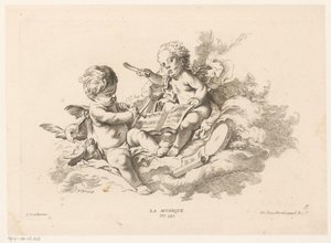 Muziek
La Musique (título en el objeto)
Livre des Arts (título de la serie) de Georg Leopold Hertel