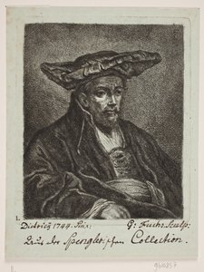 Un hombre con boina de Georg Mathias Fuchs