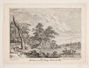 Paisaje fluvial de Georg Mathias Fuchs