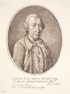 Retrato de Barthold Johan Lodde, traductor