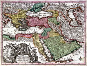 Mapa del imperio otomano