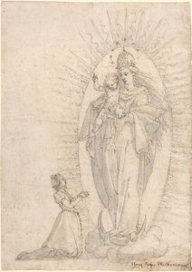 La Virgen y el Niño apareciendo a un suplicante