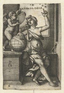 Astronomía Astrología (título sobre el objeto) Seven Liberal Arts (título de la serie) de Georg Pencz