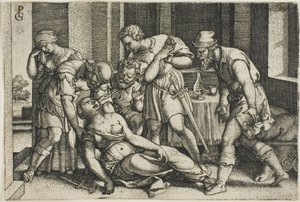 La Muerte de Lucrecia de Georg Pencz