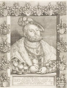 Elector Juan Federico el Magnánimo de Sajonia de Georg Pencz