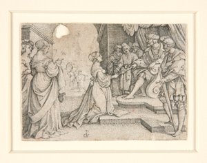 Ester ante Asuero de Georg Pencz