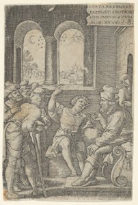 José describiendo su sueño, de La historia de José, 1544 de Georg Pencz
