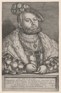 Retrato de Juan Federico el Magnánimo, elector de Sajonia de Georg Pencz