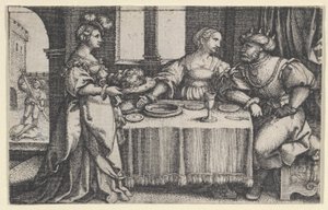 Salomé con la cabeza de Juan el Bautista de Georg Pencz
