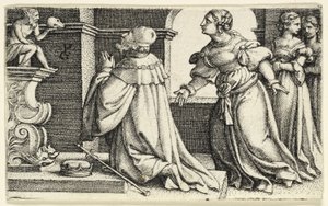 Salomón adorando al ídolo Moloch