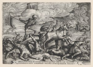 El Triunfo de la Muerte sobre el Tiempo, de El Triunfo de Petrarca de Georg Pencz