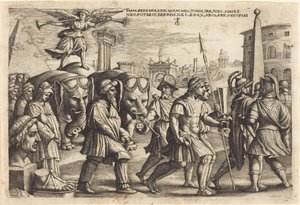 El triunfo de la fama de Georg Pencz