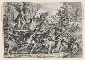 El triunfo del tiempo sobre la fama, de Los triunfos de Petrarca