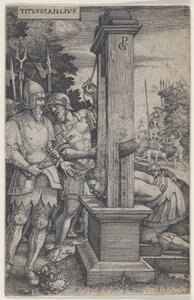 Tito Manlio, de Héroes Romanos, 1535 de Georg Pencz