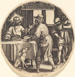 Alimentar a los hambrientos de Georg Pencz