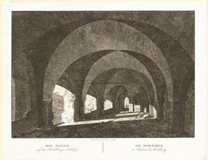 Die Halle auf dem Heidelberger Schlosse de Georg Primavesi, after Peter Speeth