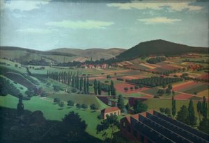 Paisaje cerca de Berghausen de Georg Scholz