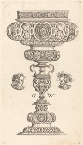 Cáliz con cabeza de guerrero de Georg Wechter I