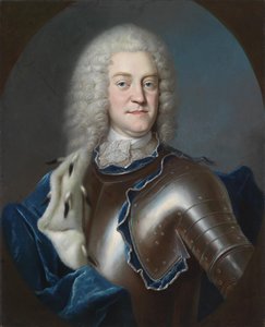 Retrato de Christian Ludwig II, 1683-1756 Duque de Mecklemburgo, 1731-1732 de Georg Weissmann