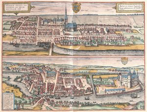Husum, Alemania, ilustración de Civitates Orbis Terrarum de Georg Braun und Franz Hogenberg