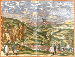 Alhama de Granada, España de Georg and Hogenberg Franz (1535 90) Braun
