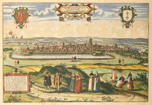 Gdansk de Civitates Orbis Terrarum por Georg Braun