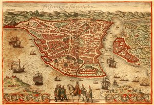 Estambul de Georg and Hogenberg Franz (1535 90) Braun