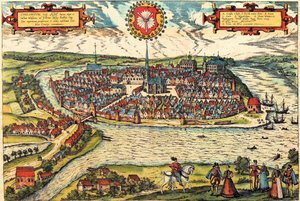 Kiel, Alemania de Georg and Hogenberg Franz (1535 90) Braun