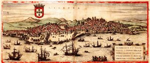 Lisboa, Portugal de Georg and Hogenberg Franz (1535 90) Braun